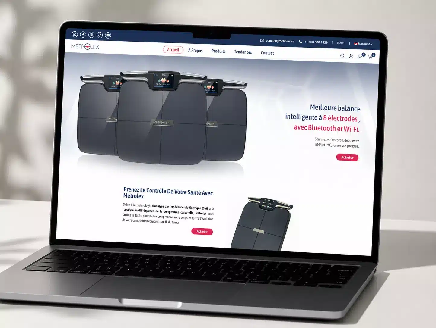 portfolio agence de communication et marketing digital : metrolex